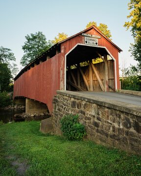 Enslow Covered Bridge, in Perry County, Pennsylvania