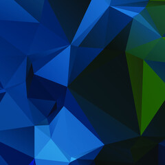 Blue Abstract Color Polygon Background Design, Abstract Geometric Origami Style With Gradient