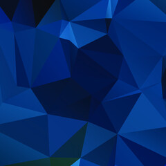 Blue Abstract Color Polygon Background Design, Abstract Geometric Origami Style With Gradient