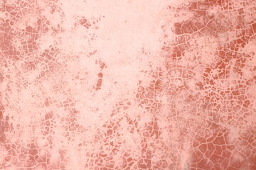 Texture of red color line on concrete wall