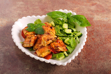 Courgette parcels with cheese and spinach