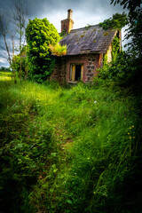 Fototapeta na wymiar This Old House, Emo, County Laois, Ireland
