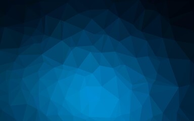 Light BLUE vector abstract mosaic background.
