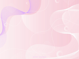 Fototapeta na wymiar pink gradient abstract background with wavy lines