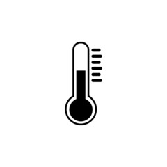 thermometer icon, medical vector, measurement illustration