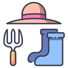 garden outfit icon