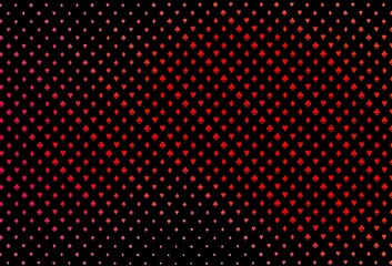 Dark red vector layout with elements of cards.