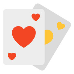 Trendy vector design of play cards