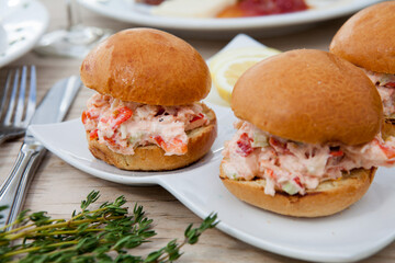 Lobster roll slider
