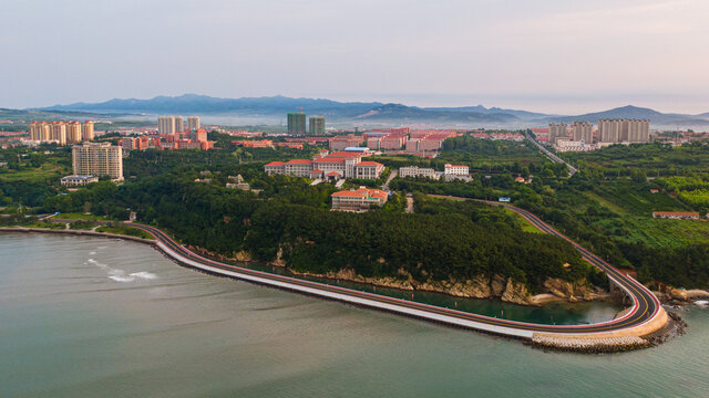 Aerial view of Rongcheng County 