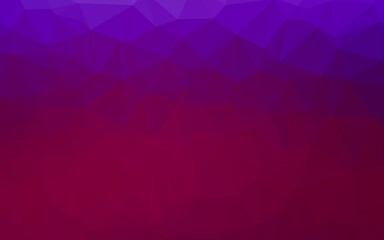 Obraz premium Light Purple vector low poly texture.