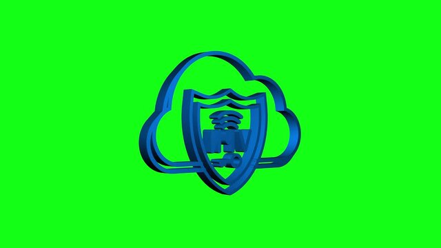 Secure VPN connection concept. Virtual private network connectivity overview. Motion graphics.