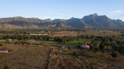 Aerial view of Morogoro town