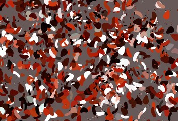 Light Red vector texture with random forms.