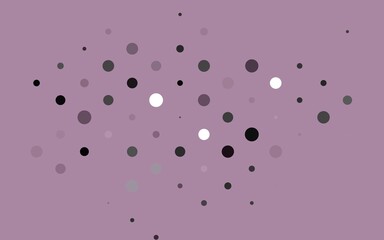 Light Black vector template with circles.