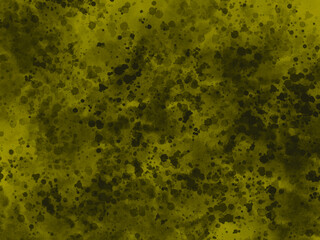 Green drops watercolor moss nature