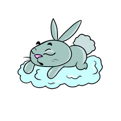 Vector design on a white isolated background for postcards, banners, stickers for social networks.