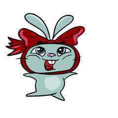 Vector design on a white isolated background for postcards, banners, stickers for social networks.