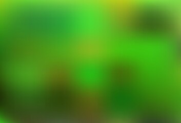 Light Green vector glossy bokeh pattern.