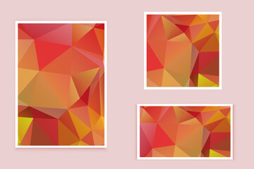 abstract textured polygonal background vector. Blurry triangle design. The pattern can be used for the background.	