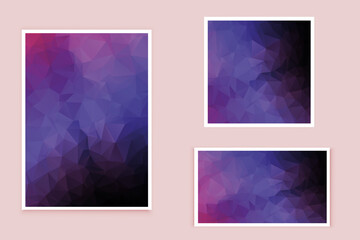 Fototapeta na wymiar abstract textured polygonal background vector. Blurry triangle design. The pattern can be used for the background. 