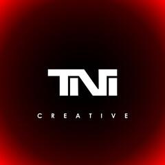 TNI Letter Initial Logo Design Template Vector Illustration