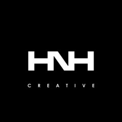 Obraz premium HNH Letter Initial Logo Design Template Vector Illustration