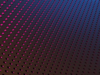 Colorful round metal dots mesh texture background