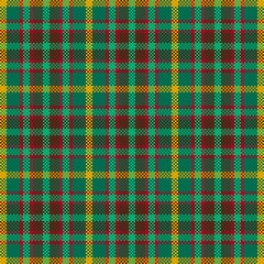 Seamless checkered pattern background. fabric texture. Vector.