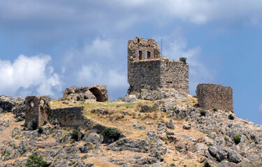 Fototapeta na wymiar Castle of Amouda
