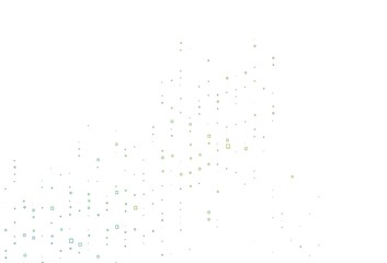 Obraz premium Light Blue, Yellow vector pattern with crystals, rectangles.