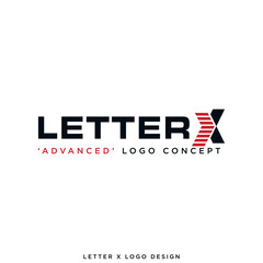 PROGRESS SYMBOL WITH THE LETTER X