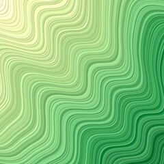 Yellow-green abstract banner. Wavy lines create a smooth, elegant design. Great for backgrounds and posters.