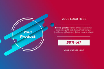 vector template for product sales