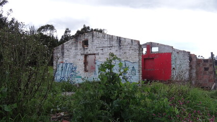 Fototapeta na wymiar Abandoned house (Casa abandonada) 