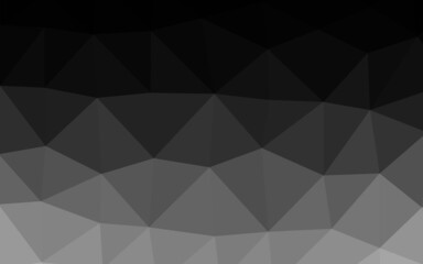 Obraz premium Dark Silver, Gray vector abstract mosaic background.