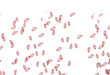Light Red vector hand painted background.