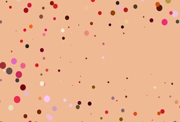 Light Red, Yellow vector layout with circle shapes.