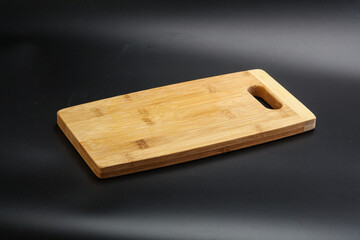 Wooden board for kitchen isolated