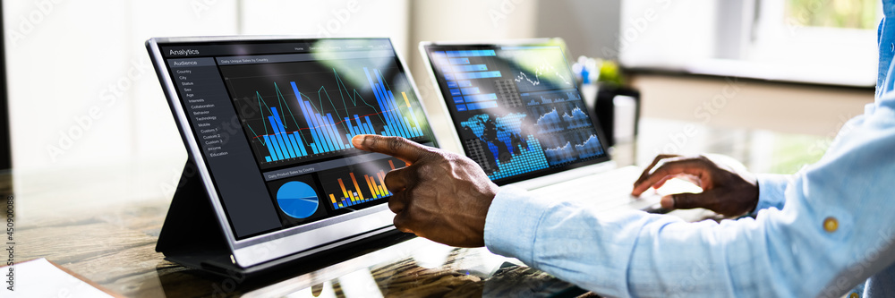 Poster african advisor using kpi dashboard