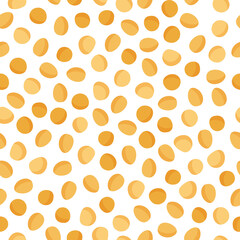 Mustard vector cartoon seamless pattern for template farmer market design, label and packing.