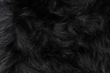 black fur texture background