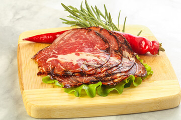 Dried pork neck meat snack