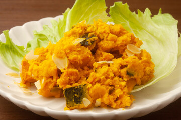 カボチャのサラダ