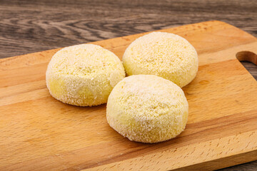 Raw potato zrazy for cooking