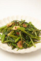 空芯菜のガーリック炒め