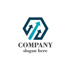 Arrow icon Business Finance Logo template