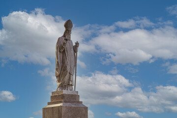 saint patrick statue in Ireland - obrazy, fototapety, plakaty