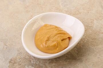 Peanut butter in the bowl