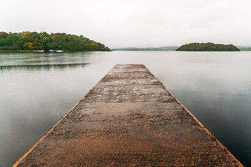 Dock at McDermott Castle Ireland